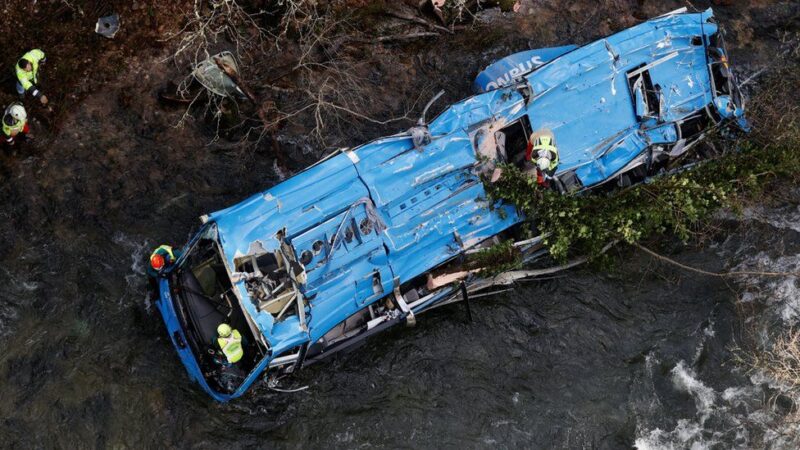 Seventh Body Found in River After Bus Accident in Spain