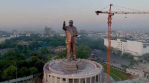 125 Feet Tall BR Ambedkar Statue Unveiled By KCR In Hyderabad